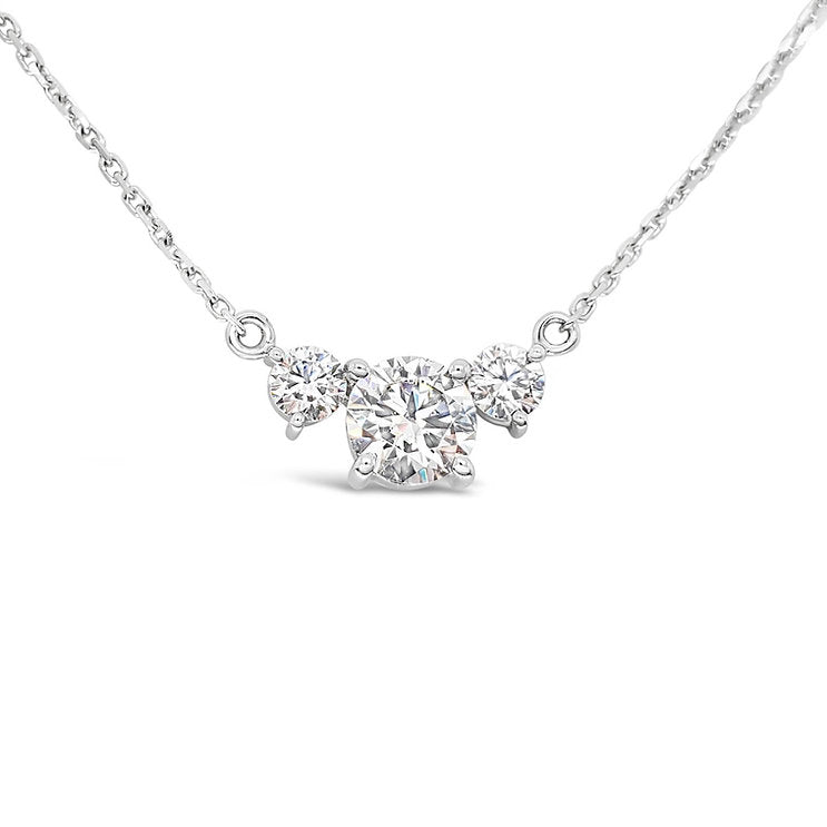 Three-stone diamond Pendant