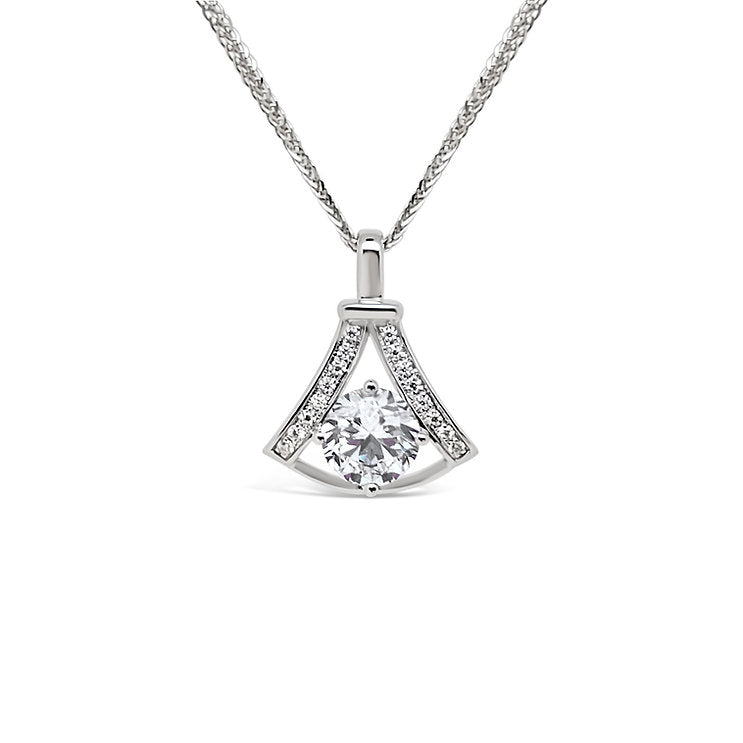 Christmas Bell Necklace 18K Diamond Pendant