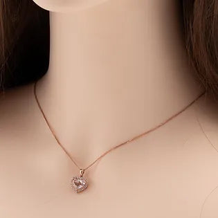 Gorgeous Heart-shaped Lab-Grown Diamond Pendant