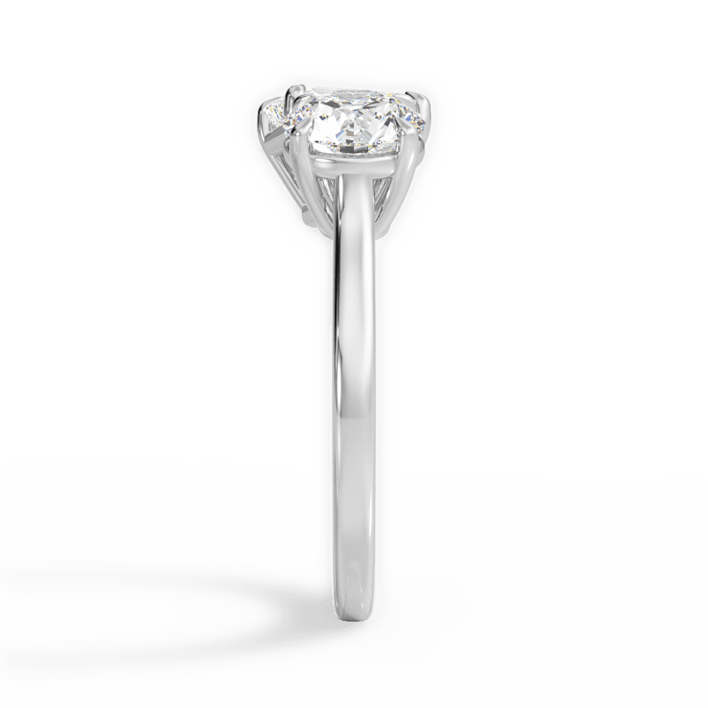 Two Stone Round Lab Diamond Ring